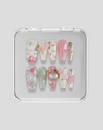 Nostalgia: Vintage Pastel Coffin Nails