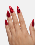 Red Nail Spice: Velvet Cat Eye Nails