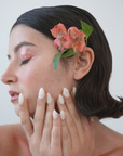 Whipped Cream: White Swirl Nails