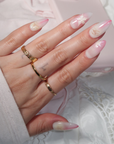 Intimate Lily: Whimsical 3D Floral Nails