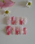 Flower Field: 3D Flower Nails