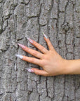 Spring Bliss: Ethereal Spring Stiletto Nails