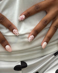 Dreamy Dots: Pastel Brown & Pink Chic