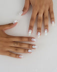 The Pearly Slime: White Iridescent Nails