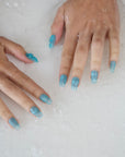 The Slushy Slime: Blue Coffin Nails