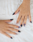 The Forbidden Slime: Black and Silver Nails