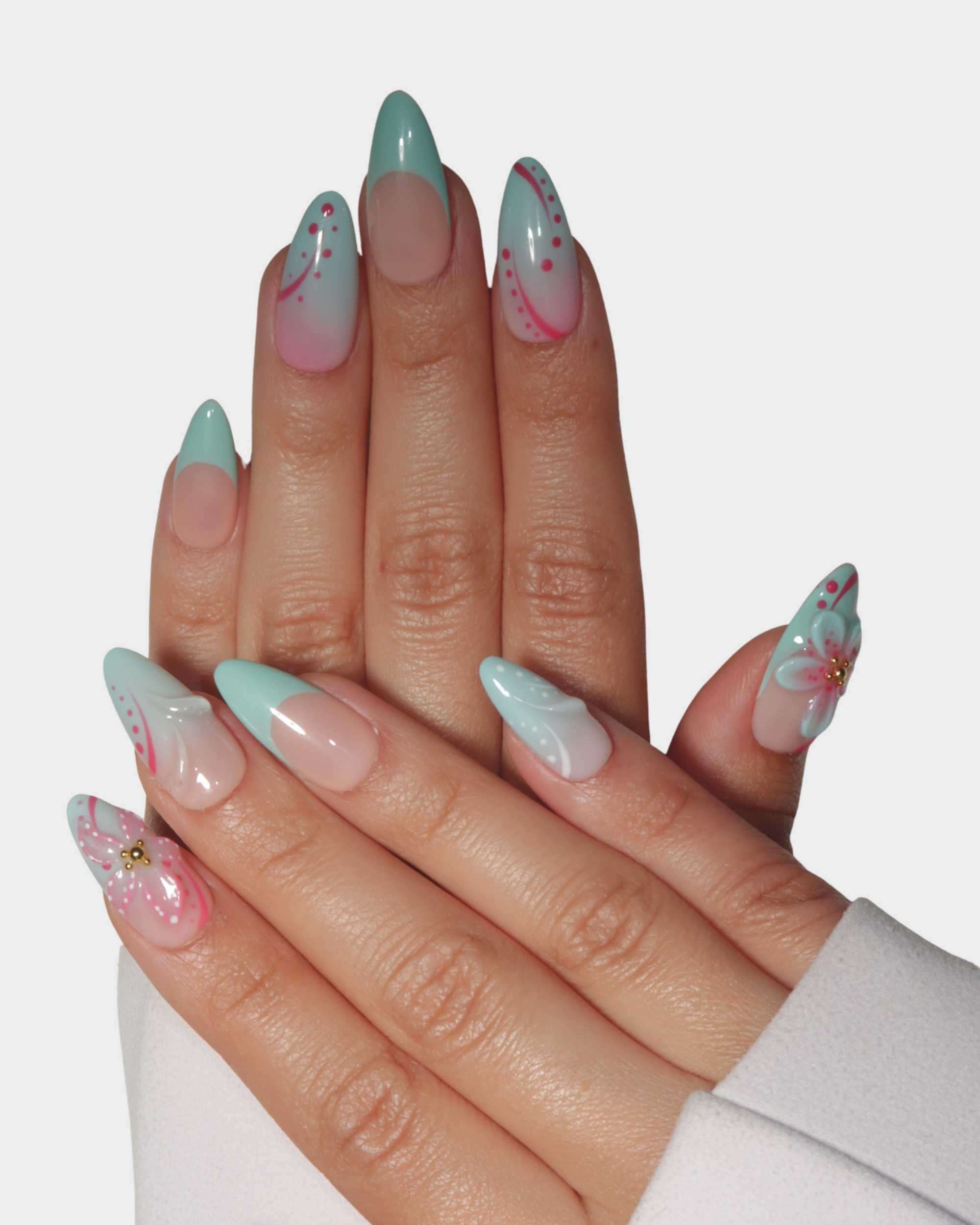 Aqua Tropic: Viral Mint French 2000s