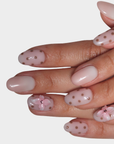 Dreamy Dots: Pastel Brown & Pink Chic