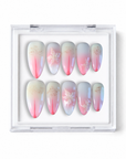 Intimate Lily: Whimsical 3D Floral Nails