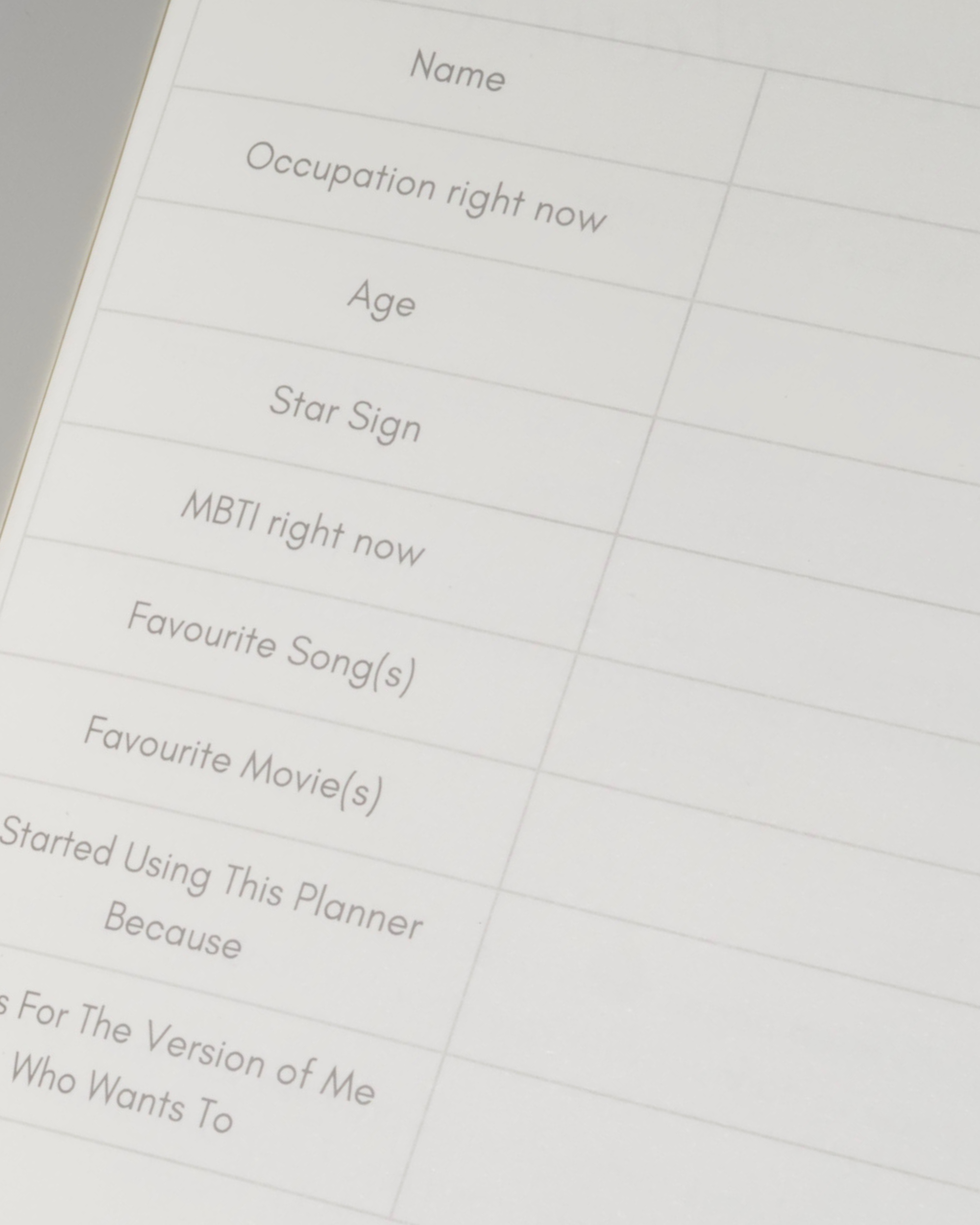 The Duvet Planner