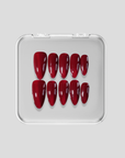 Red Nail Theory: Burgundy Red Wine
