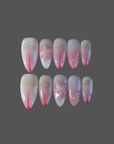 Intimate Lily: Whimsical 3D Floral Nails