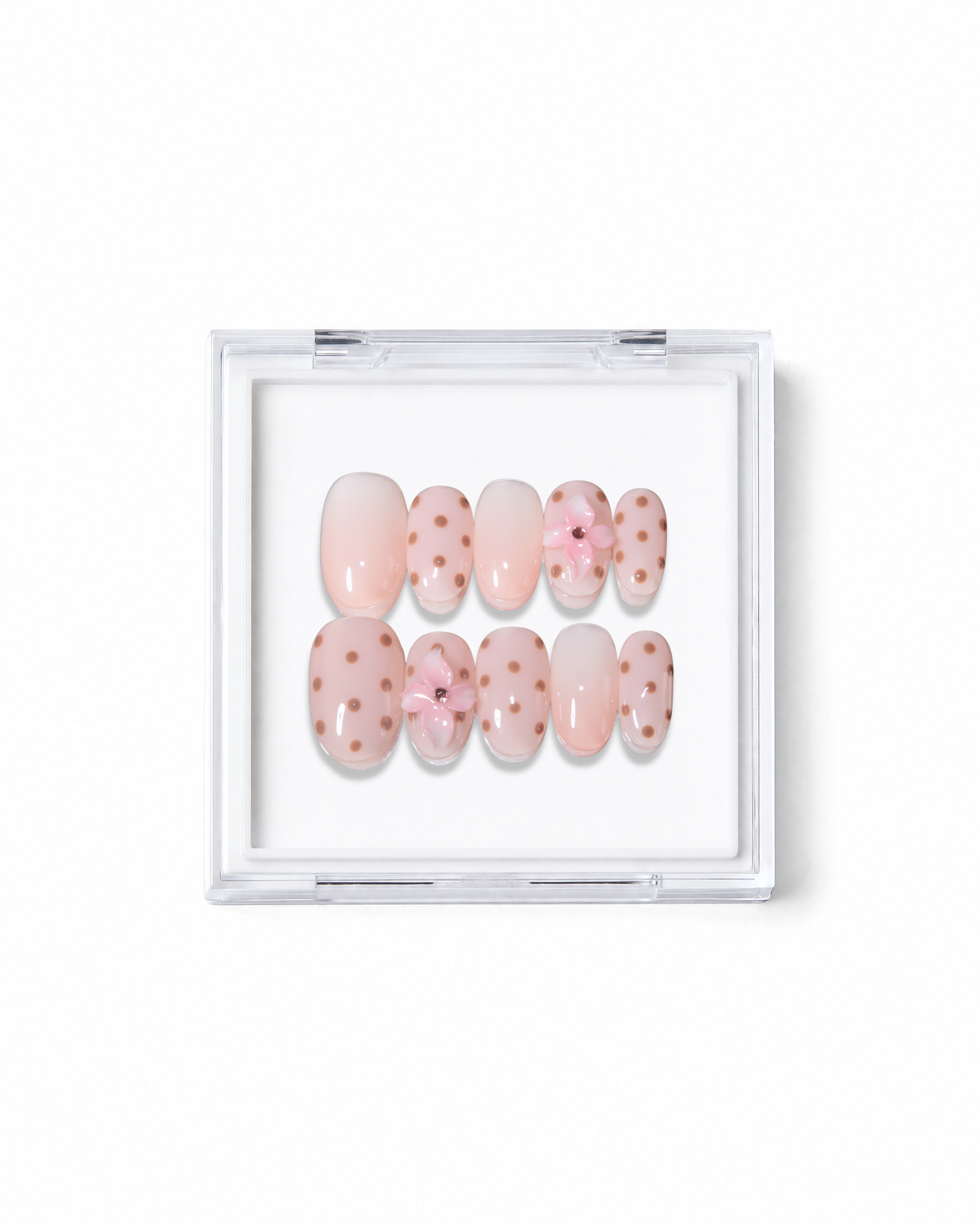 Dreamy Dots: Pastel Brown &amp; Pink Chic