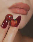 Red Nail Theory: Burgundy Red Wine