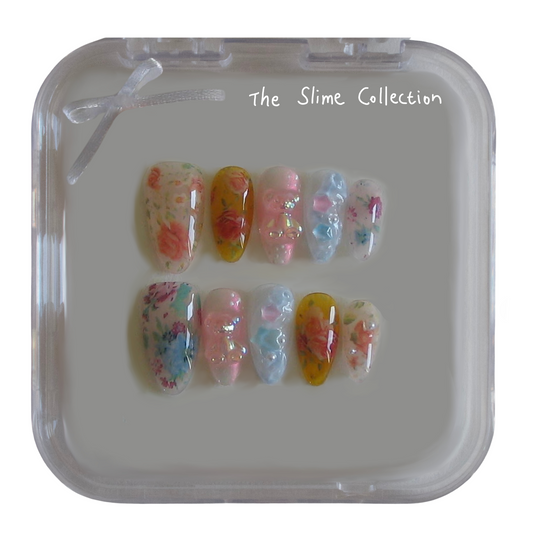 The Funky Slime: Funky Nails with Roses